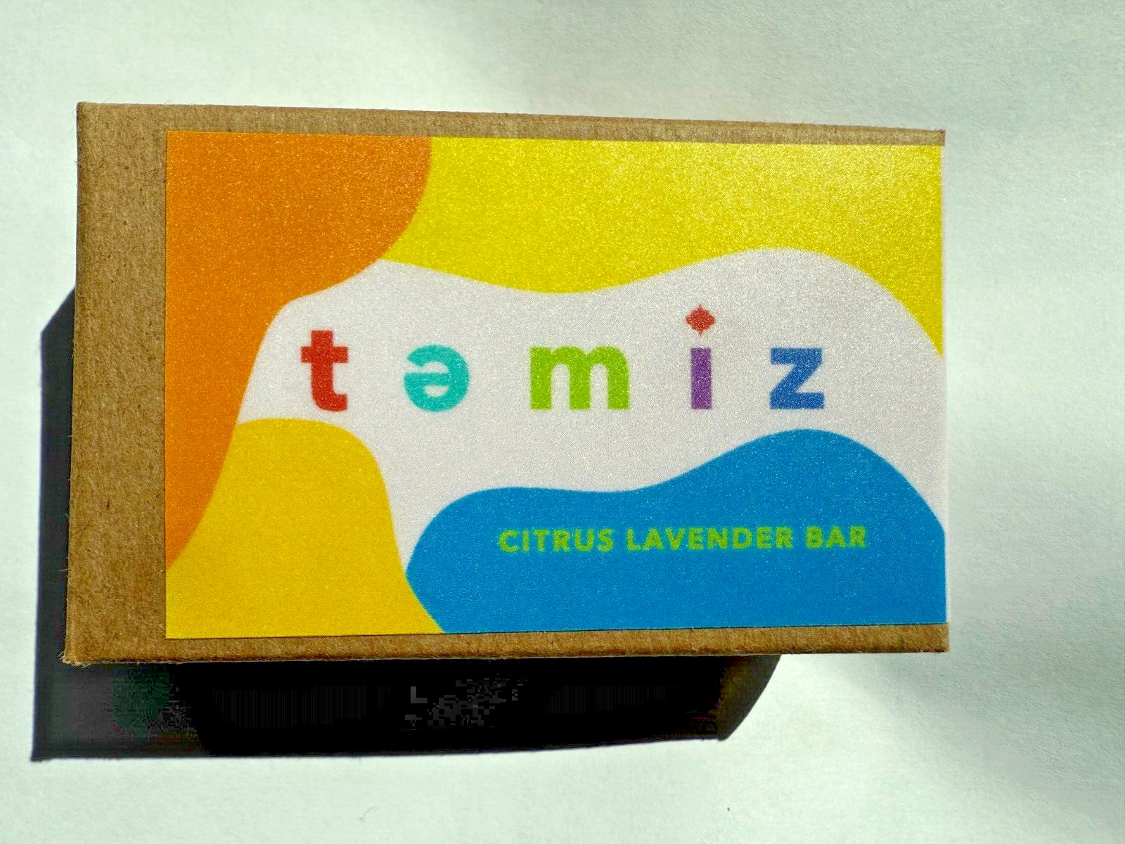 Temiz Hamam Hand Crafted Body Soap Bar Citrus Lavender Bar 4oz.
