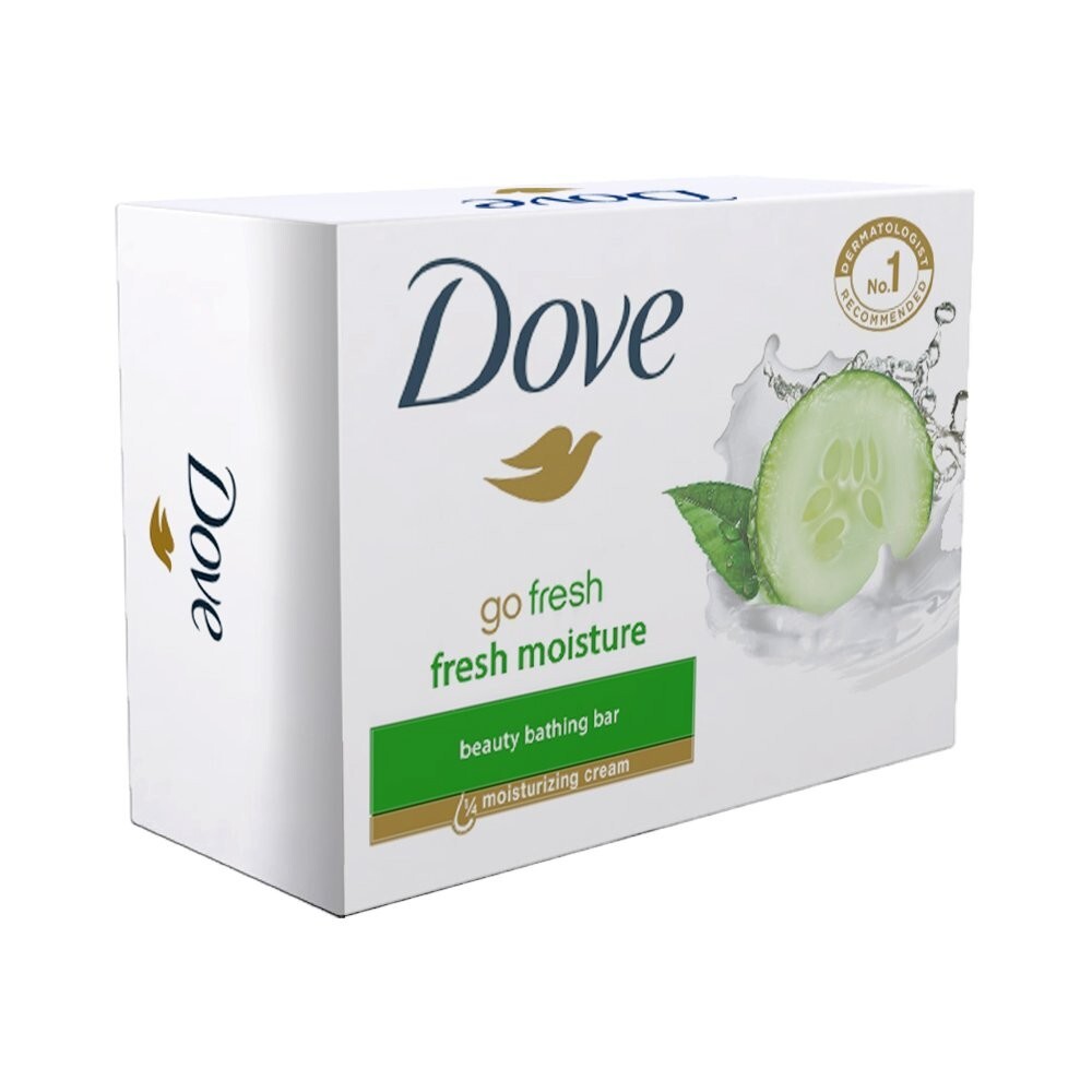 Dove Go Fresh Moisture Bathing Bar, With Moisturising Cream 75g