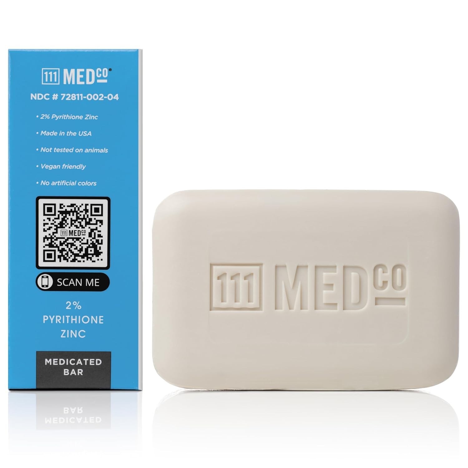 4 oz Pyrithione Zinc Cleansing Bar – Effective Anti-Dandruff Soap for Itchy Skin