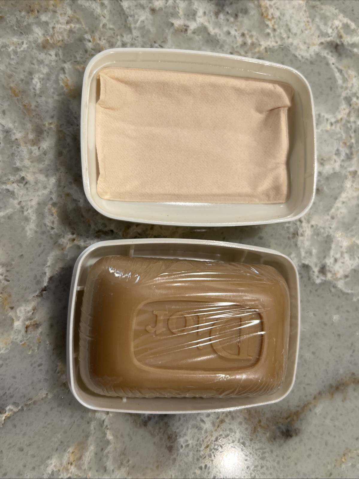 Vintage Christian Dior Dioressence Soap w/ Case 3.5 Oz Made In France New Sealed