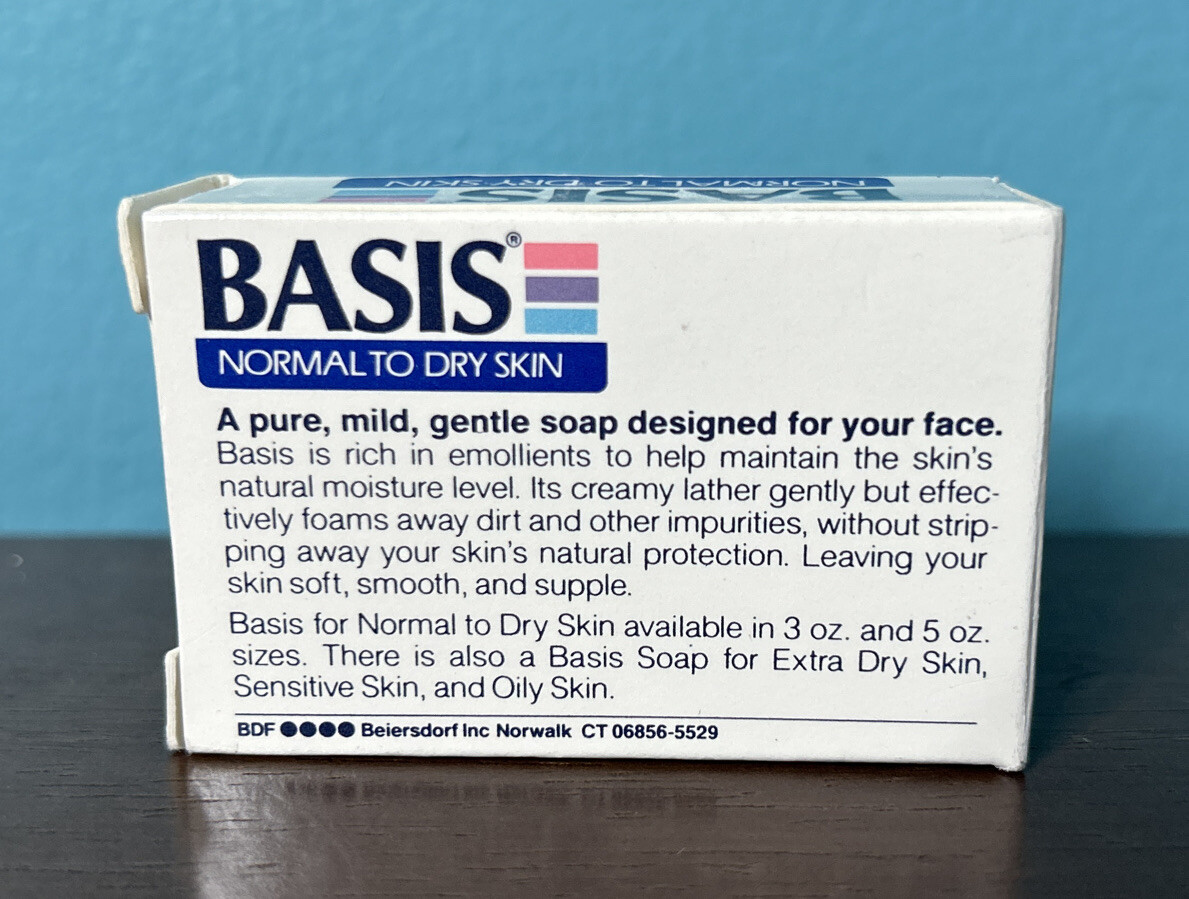 Basis Vintage Soap Bar 1 Oz Professional Sample Normal To Dry Skin HTF