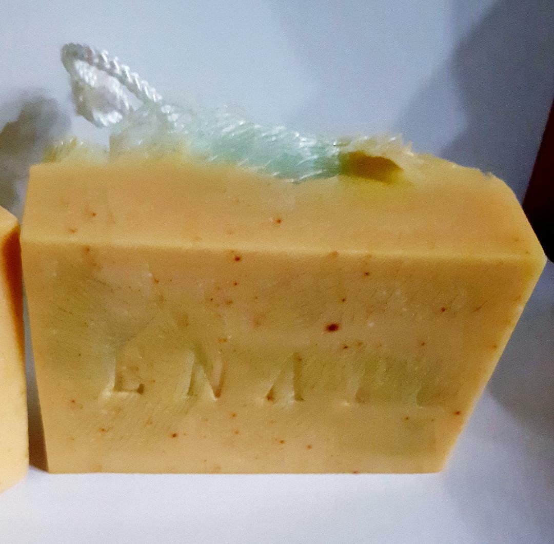 Sulphur Antibacterial Natural Handmade soap 4 oz for ACNE, BAD PIMPLES AND MORE.