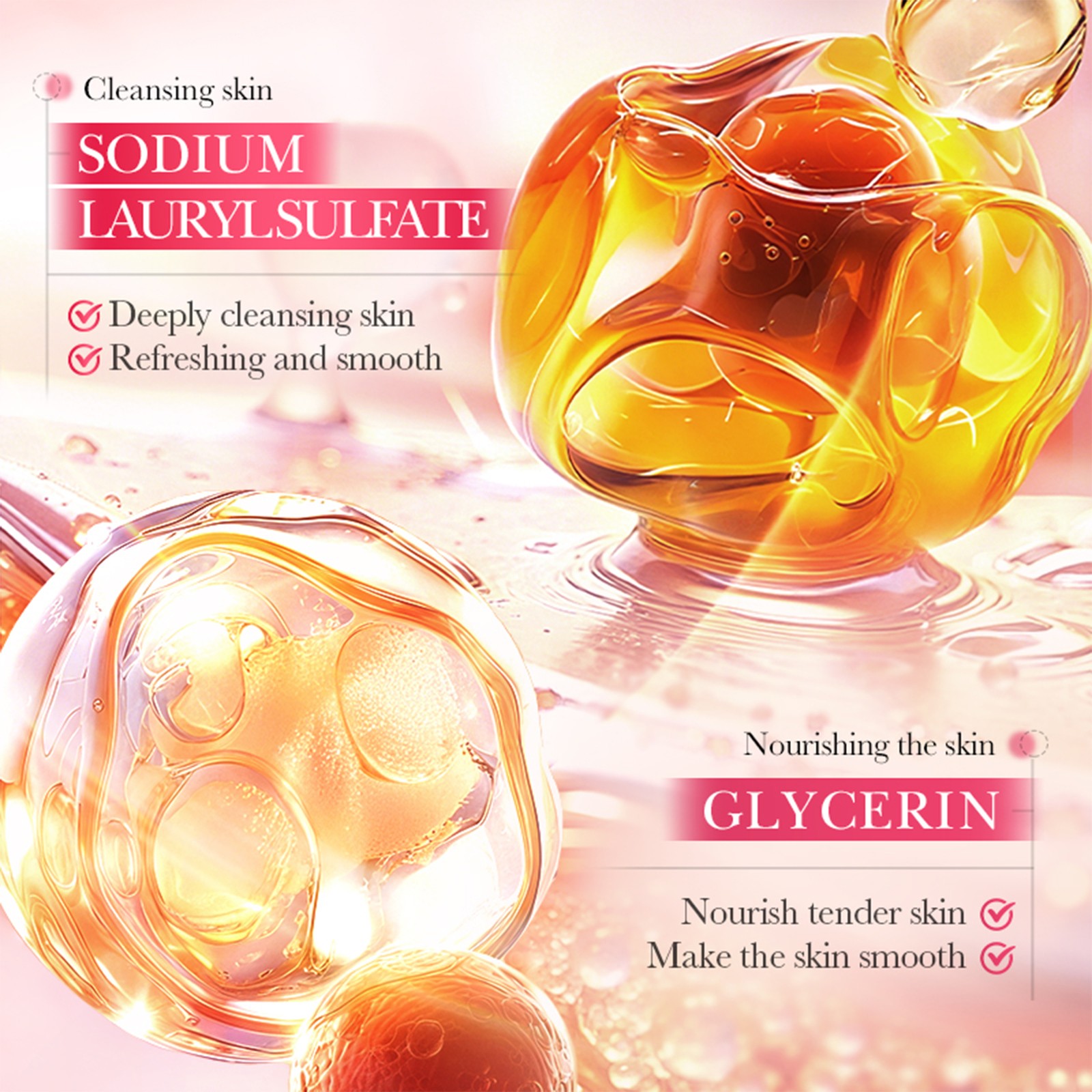 Women With Foaming Net Oil Control 100g Moisturizing Rose Essential Oil Soap