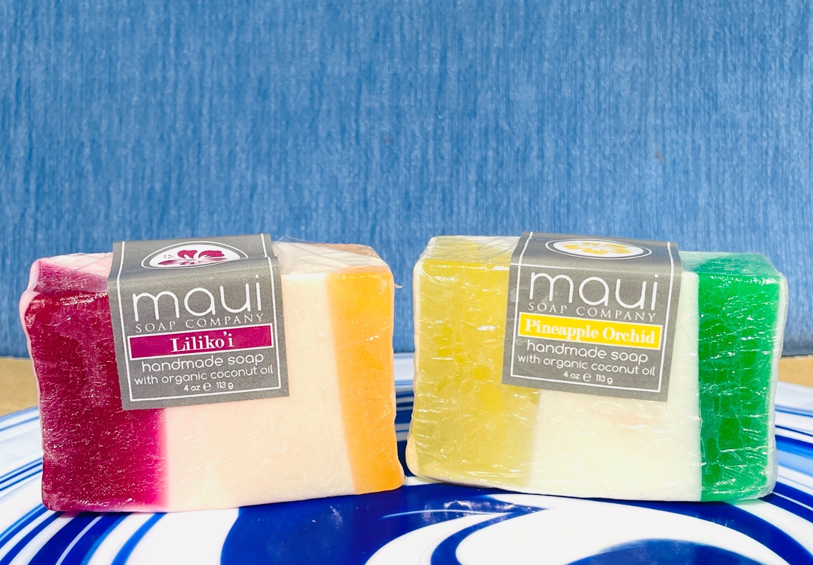 Maui Soap Co Gift Sets 2x 4 oz Soap Bars & 5x Mini Soap Bars Pineapple Orchid