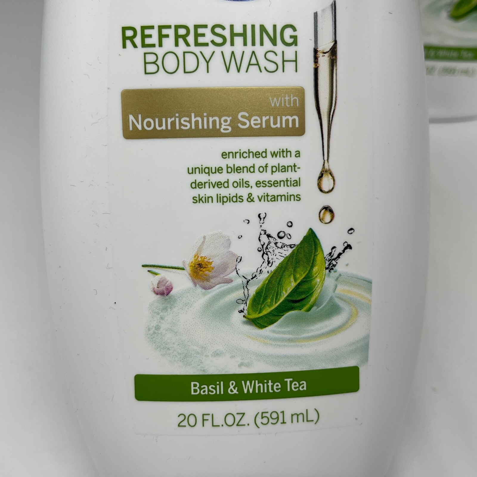 Nivea Refreshing Body Wash Basil & White Tea Botanical Blossom 2PK x 20 oz