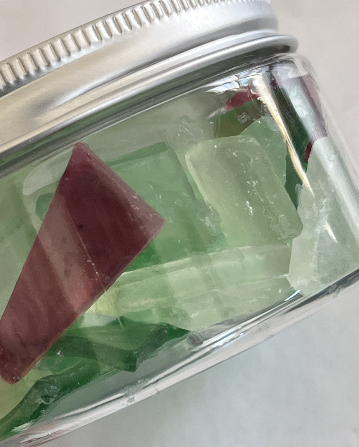 NEW JAR Sea Glass Soaps by Sea Crate Club 75 Single Use Colorful Realistic Soap