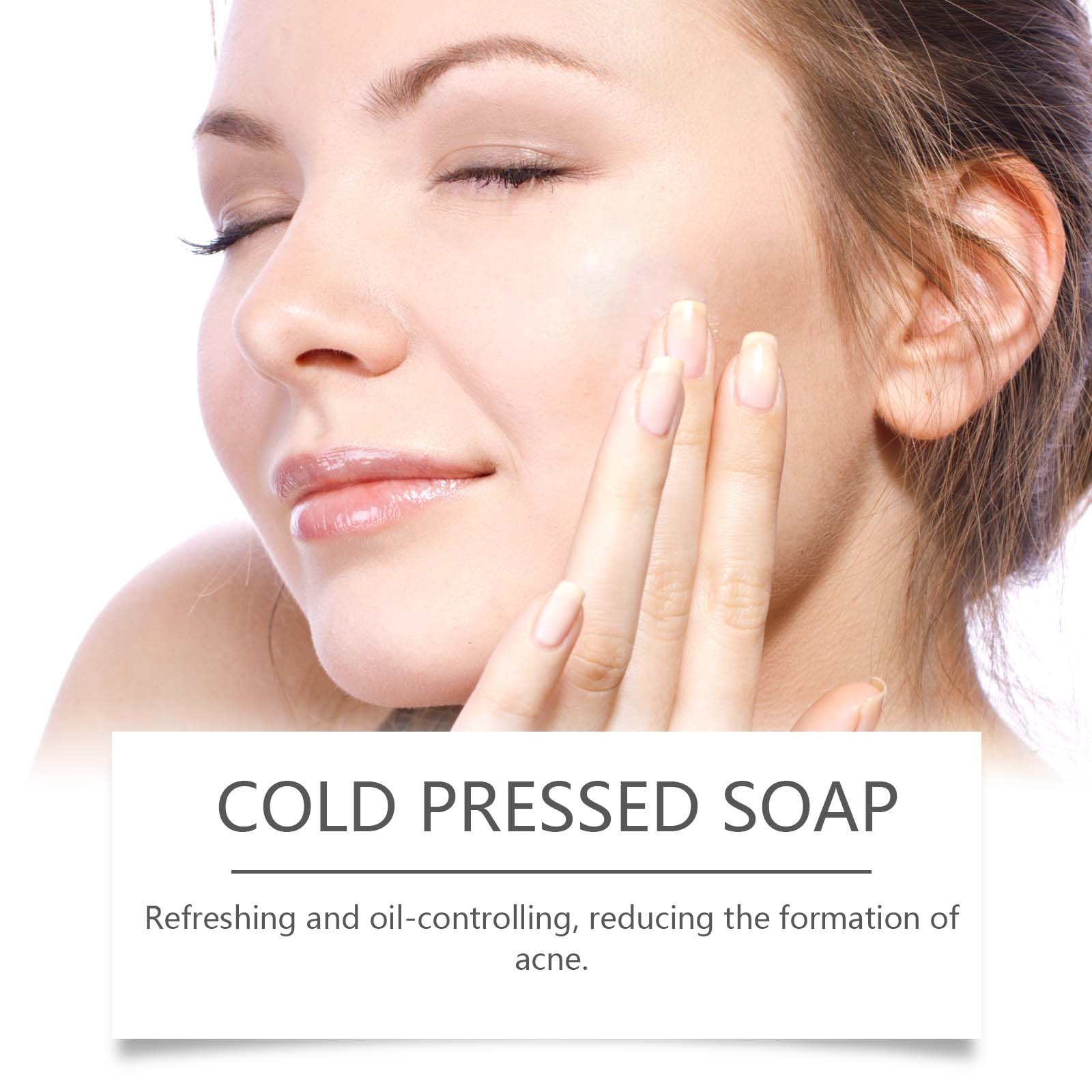 Acne Face Soap, Oil Control & Pore Cleansing, Olive Oil, Gentle