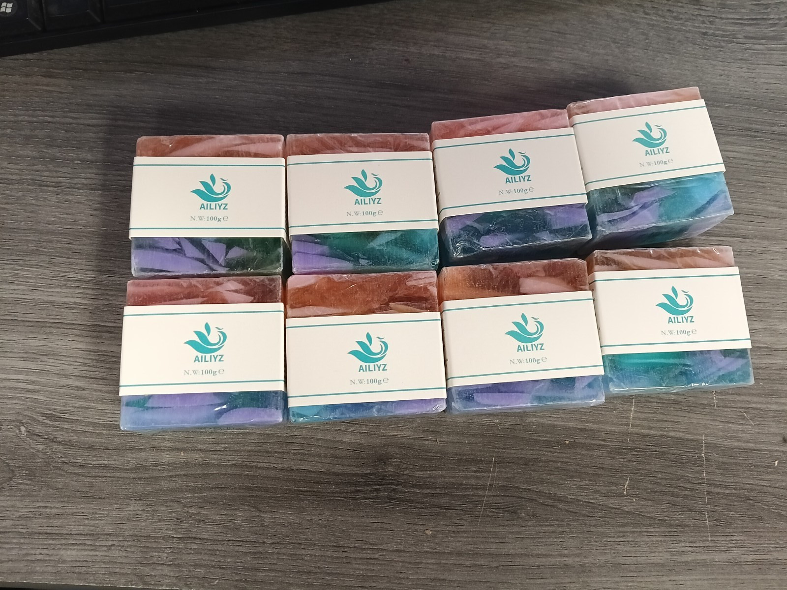 LOT of 8 Ailiyz All Natural Bar Soap