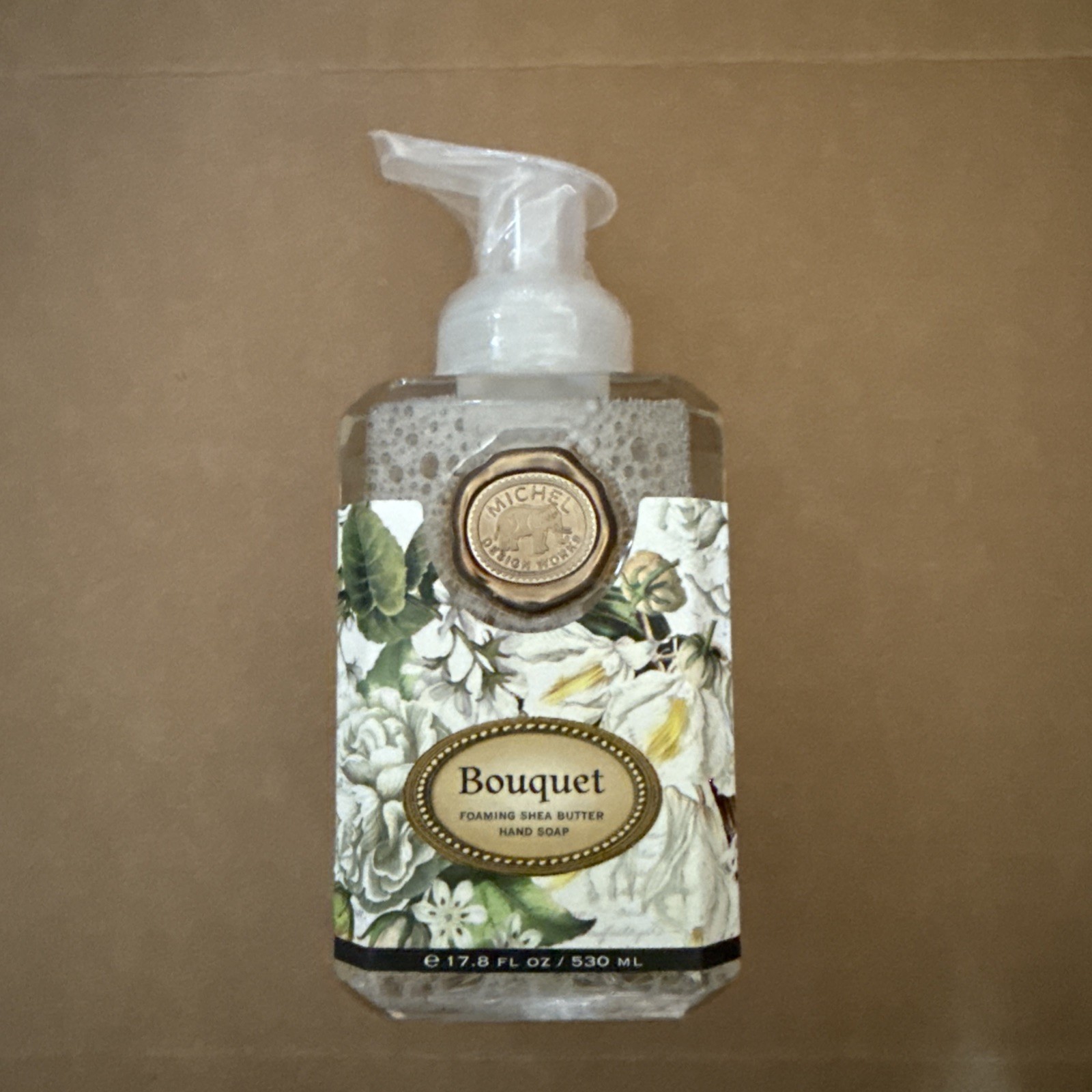Michel Design Works SHEA BUTTER FOAMING HAND SOAP Bouquet Crisp Floral 17.8 Oz