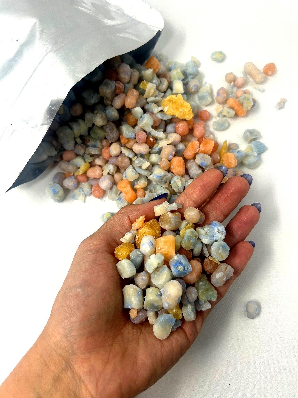 Bulk Soap Beads Floral Fruit Scent, Mesh Soap Bag DIY Making Bar Soap (3 Pounds)