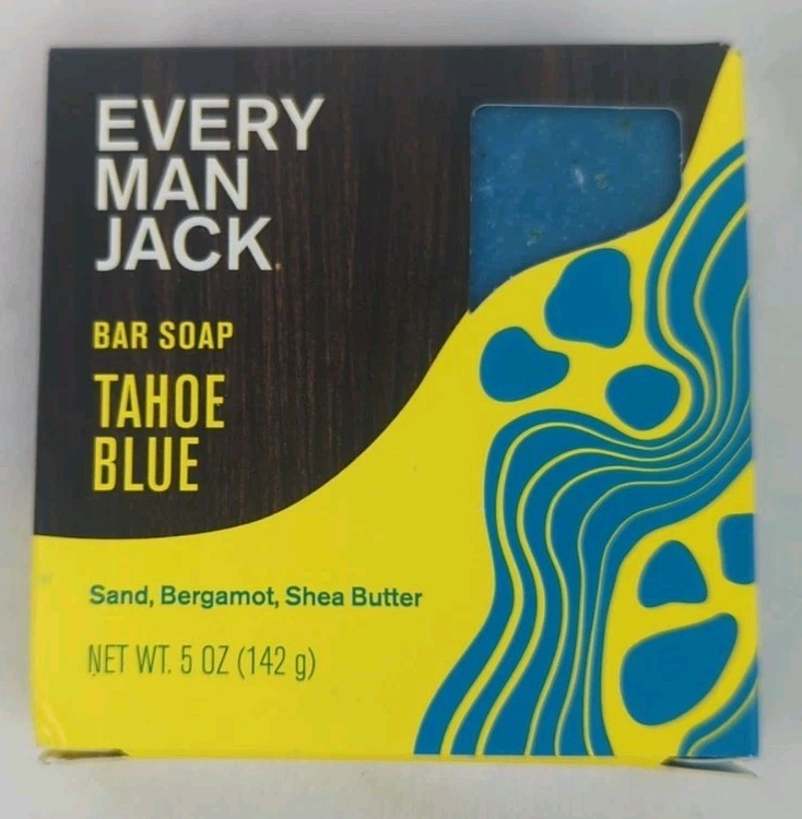 New Every Man Jack EMJ1368 5oz Cold Plunge Body Bar Tahoe Blue
