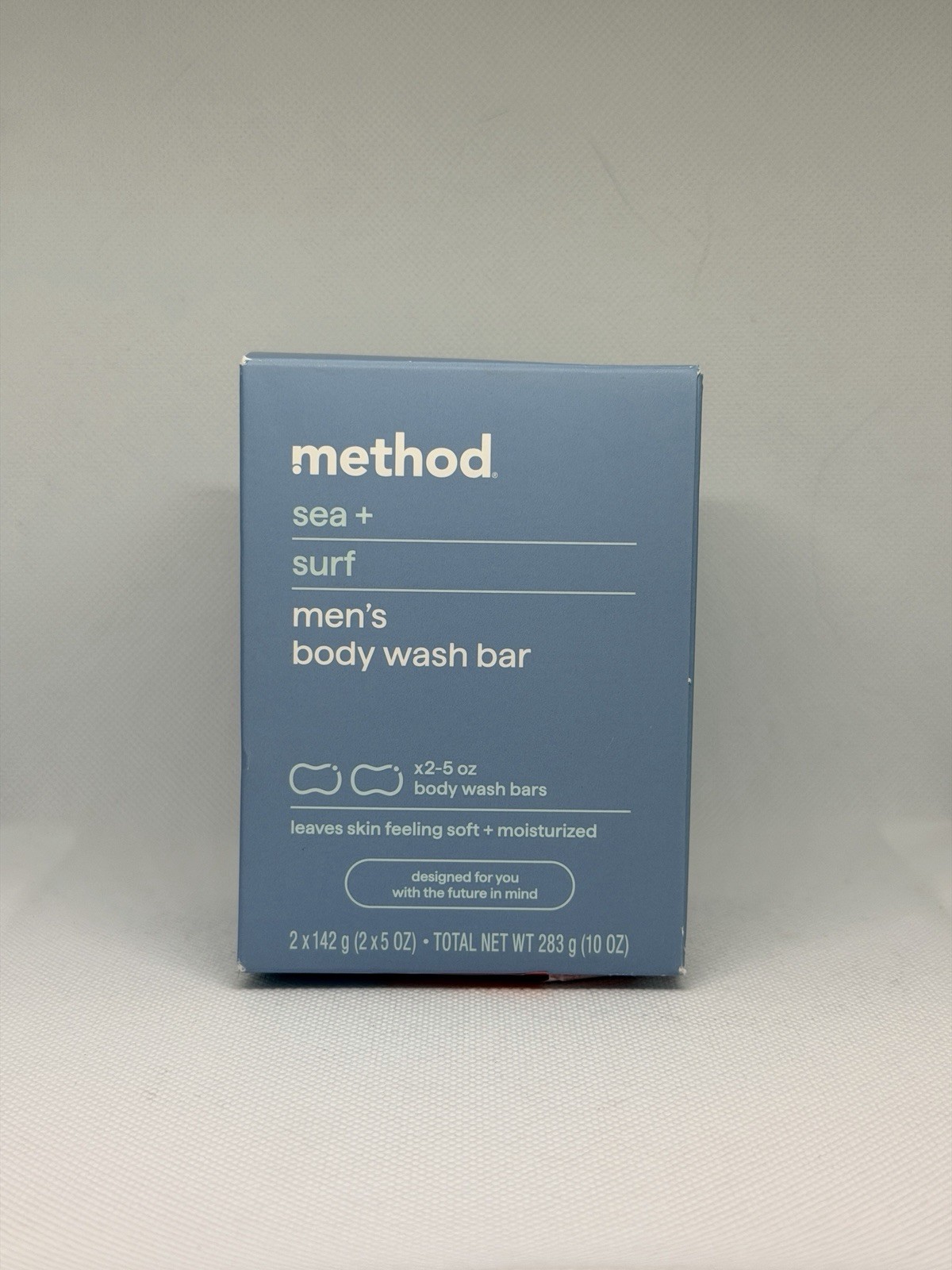3-Pack Method Men’s Body Wash Bar Soap, Sea & Surf, 5oz, 2 Count (6 Bars)