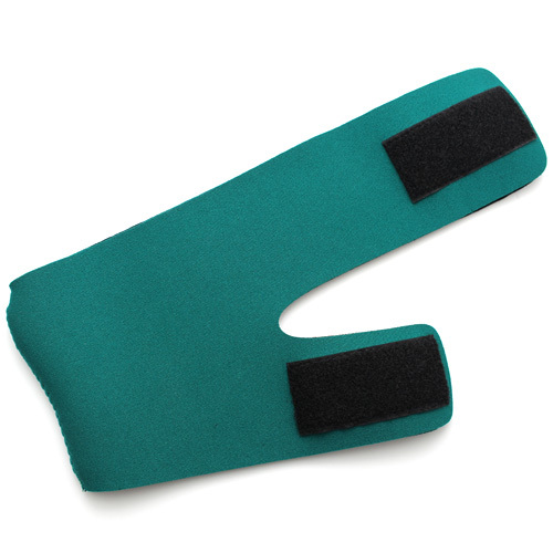 WRINKLE FREE CHEEK MASK V FACE LINE CHIN JAW SLIM LIFT UP WARM BELT DARK GREEN