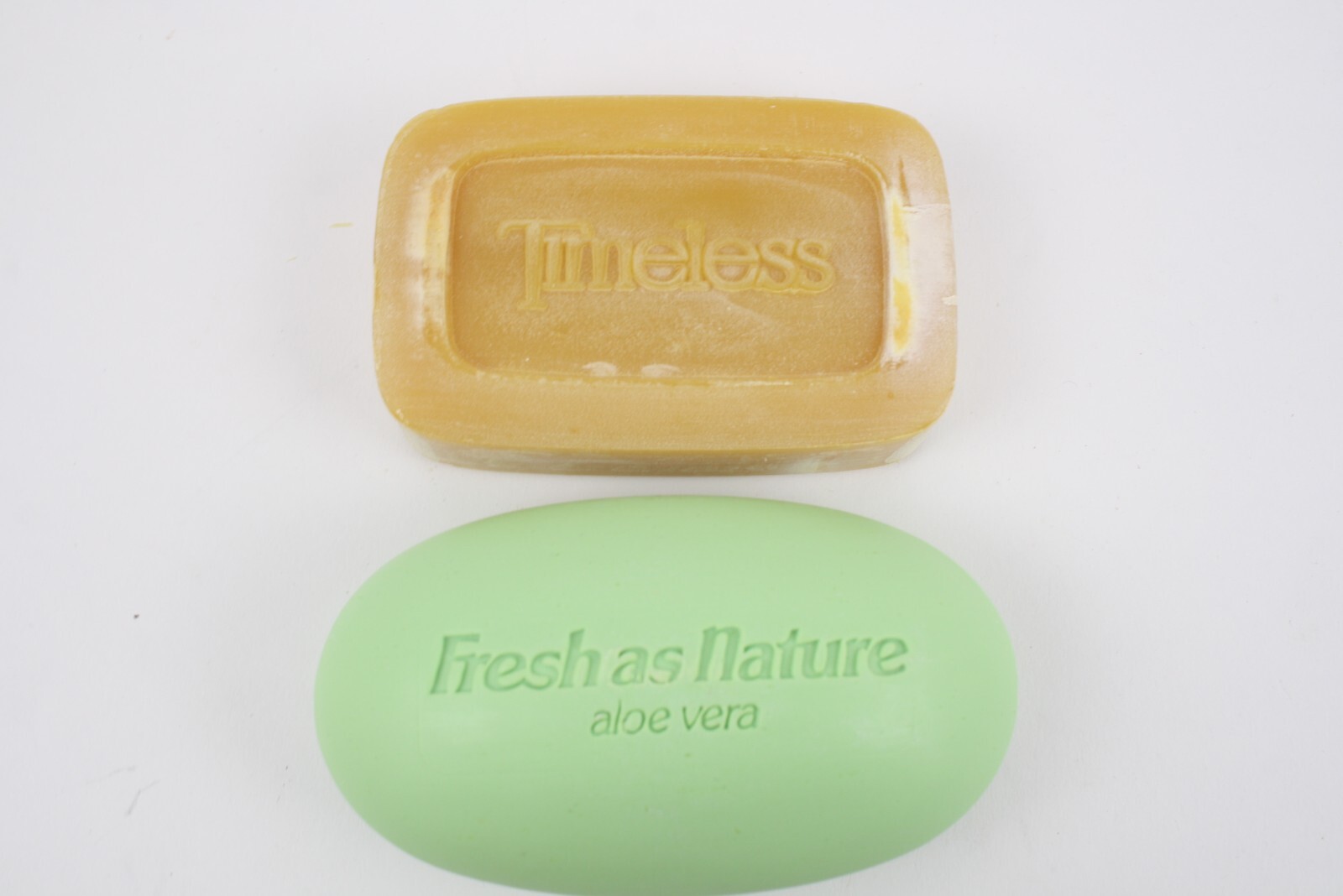 Lot 3 C1980 AVON Perfumed Bar Soap Timeless Foxfire Fresh As Nature Aloe Vera