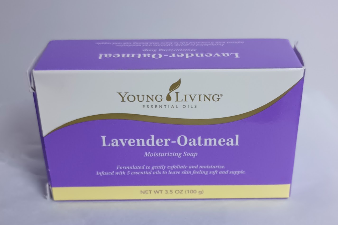 2 YOUNG LIVING Bar Soaps- Melaleuka-Geranium and Lavendar-Oatmeal New Sealed
