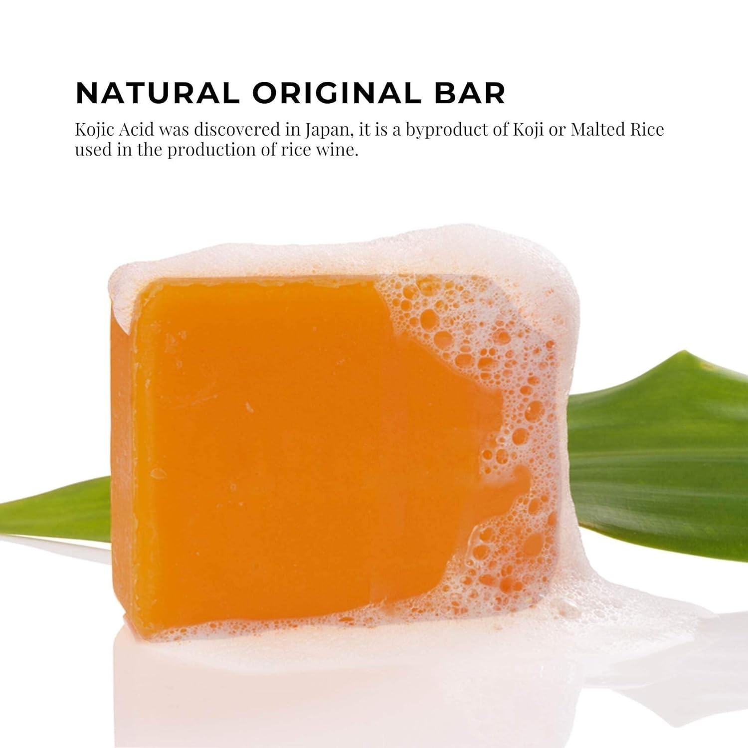 Natural Kojic Acid Body Soap with Glycerin and Tea Tree Oil 65g