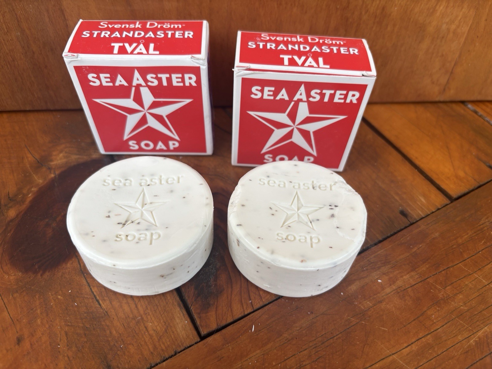 Swedish Dream Sea Aster Soap 2 Bars / Boxes 4 oz., Vegan