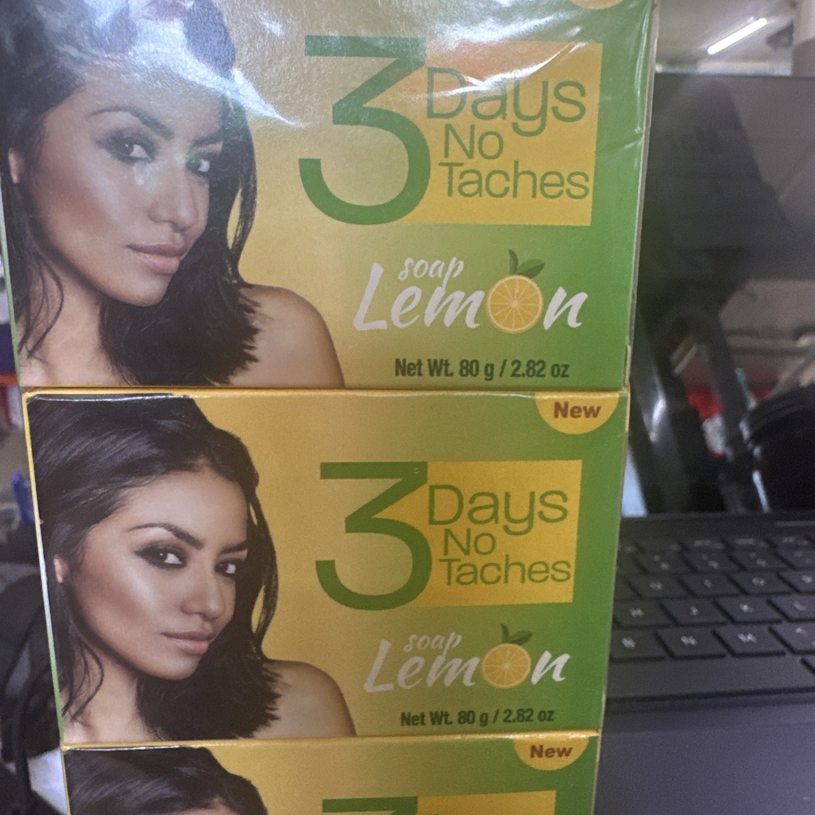 3 Days No Tactes Lemon Soap (80g/ 2.82oz Each) Pack Of 3
