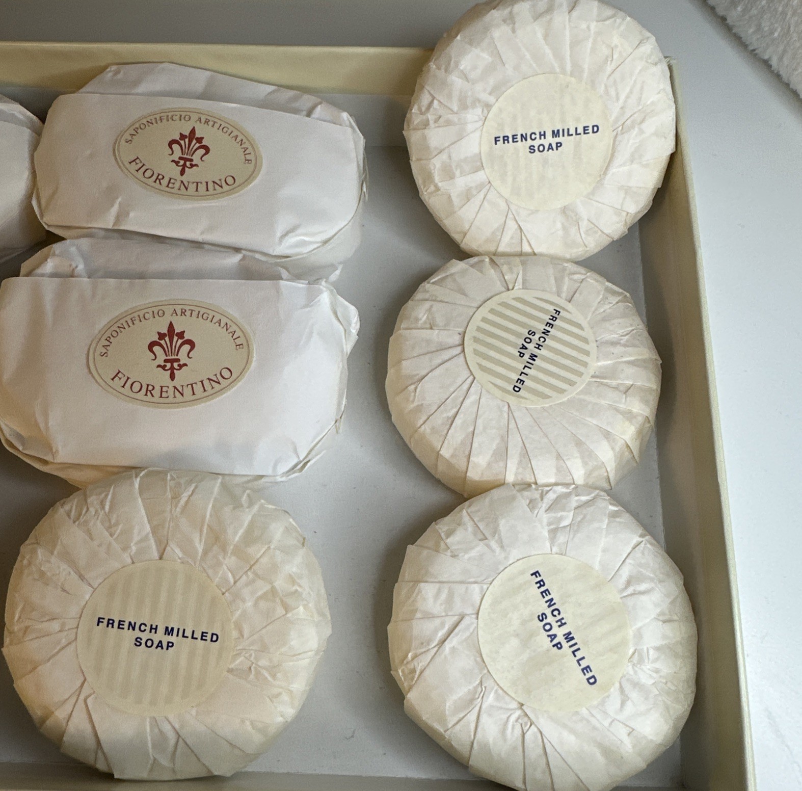 Soap Lot 5 Saponificio Artigianale Fiorentino And 4 French Milled New With Box