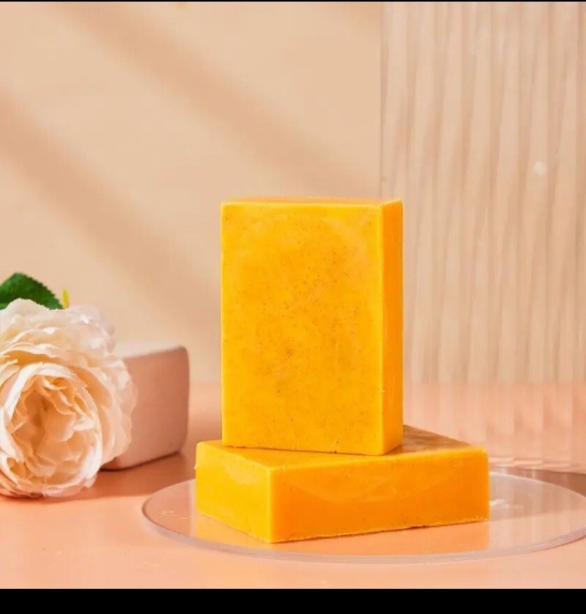 Tumeric Lemon + Kojic Acid Soap Skin Whitening Dark Spot 3.53oz