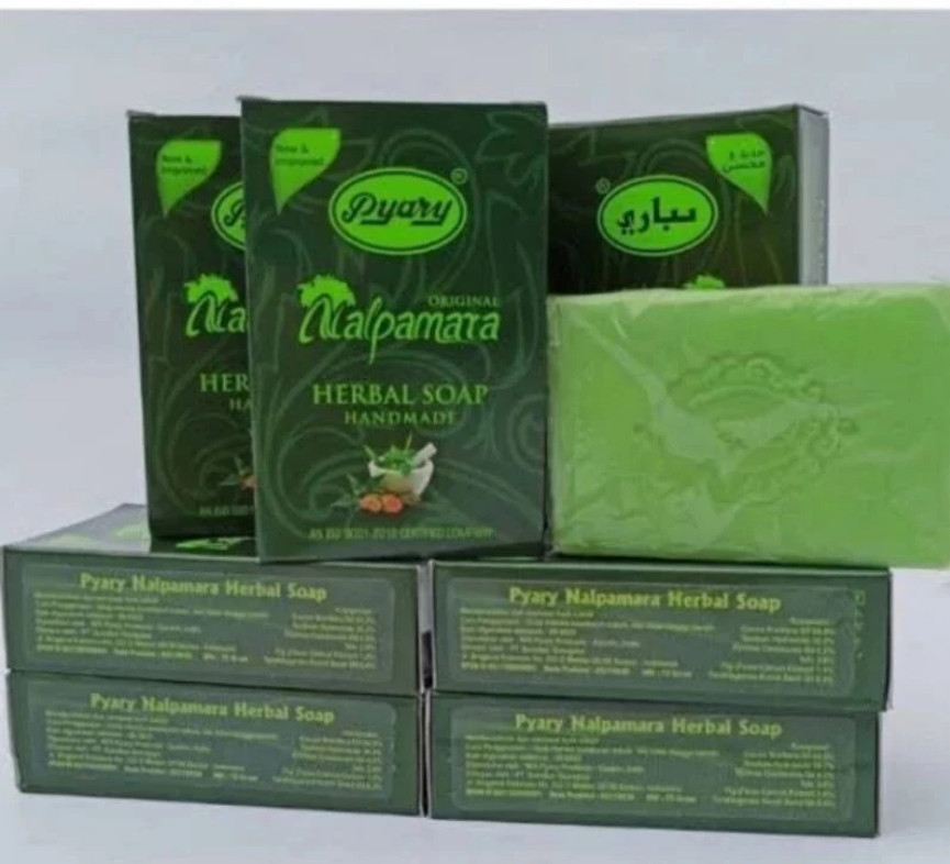 4 X Indian Pyary Nalpamara Original Herbal Soap – 75g Hand Made ⭐FAST SHIPPING⭐