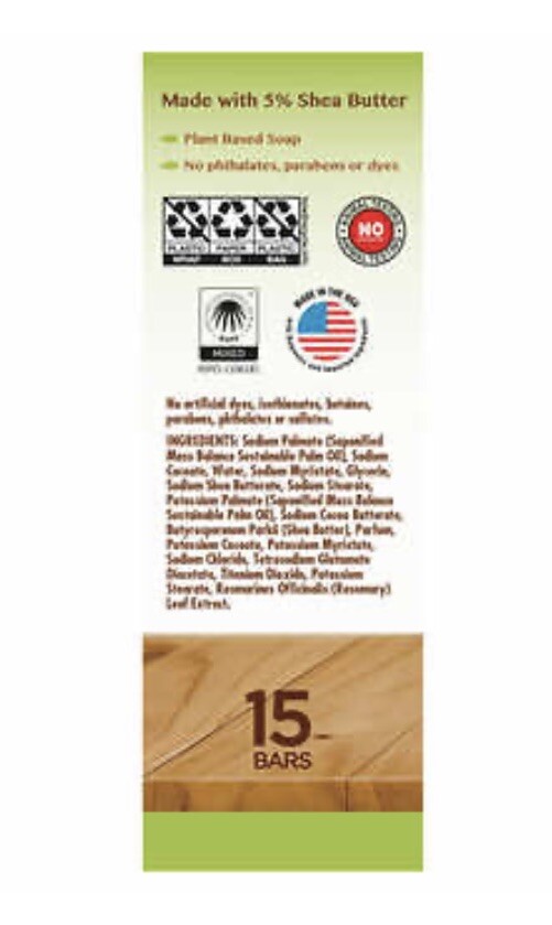 Kirkland Signature Bar Soap with Shea Butter 15 Bars