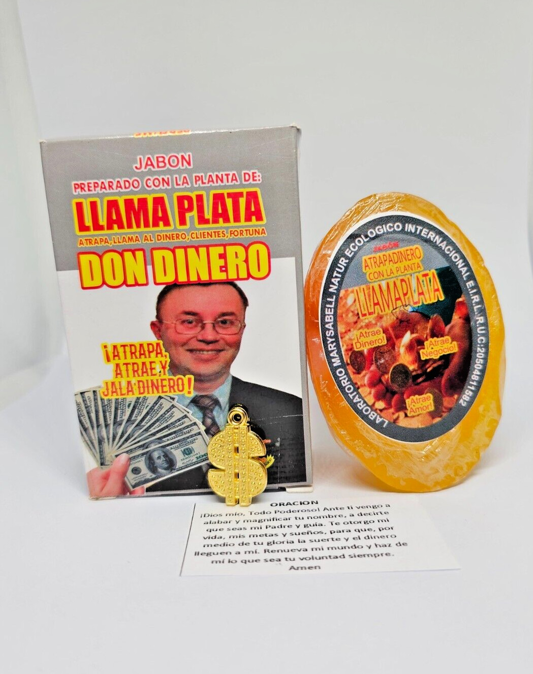 JABON LLAMA PLATA Atrapa llama al dinero cliente GRATIS incienso amuleto oracion