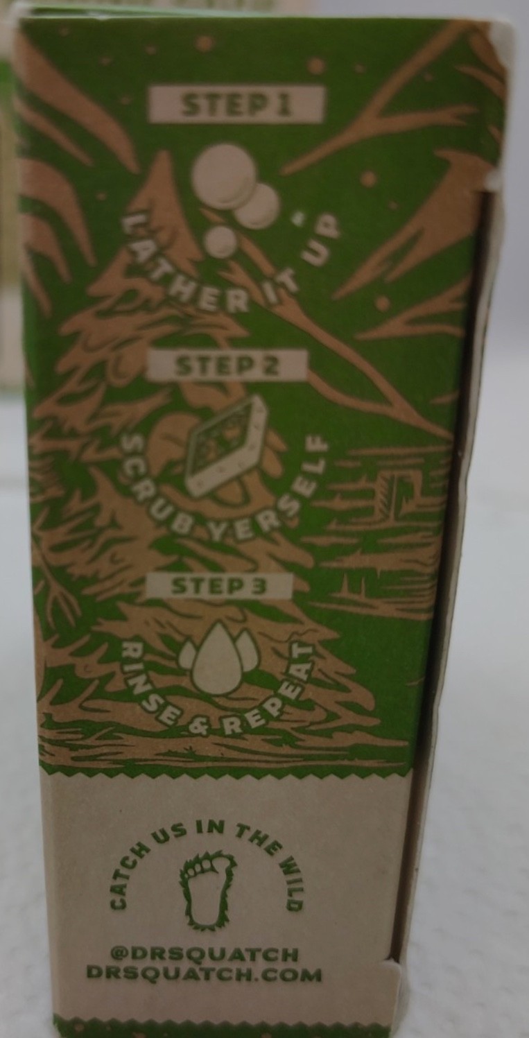 4 Pk Dr Squatch Limited Edition Mens Natural Soap Alpine Sage 5oz Ea NEW GIFTS!!