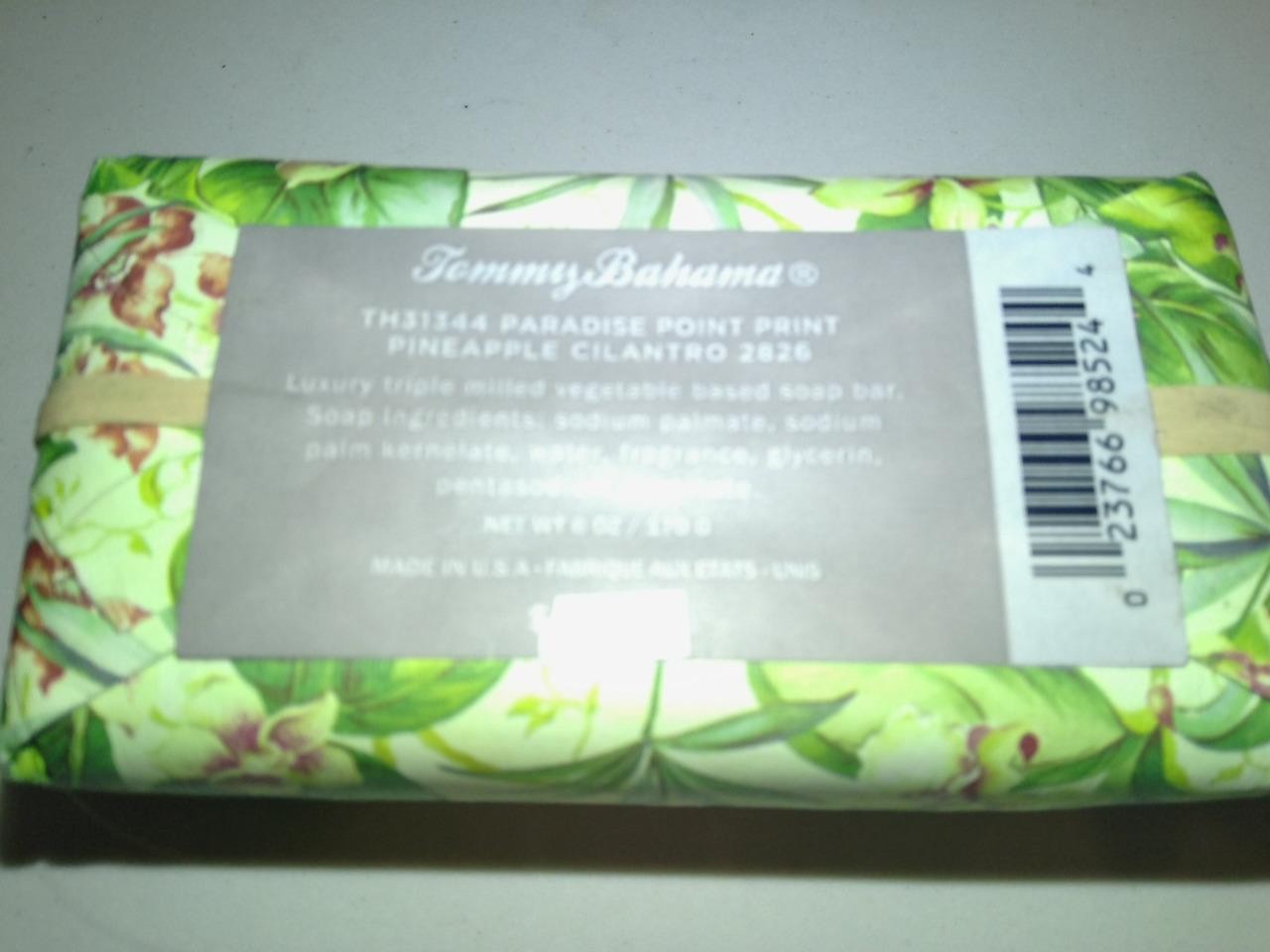 Tommy Bahama pineapple cilantro 6 oz. vegetable based soap new in package!