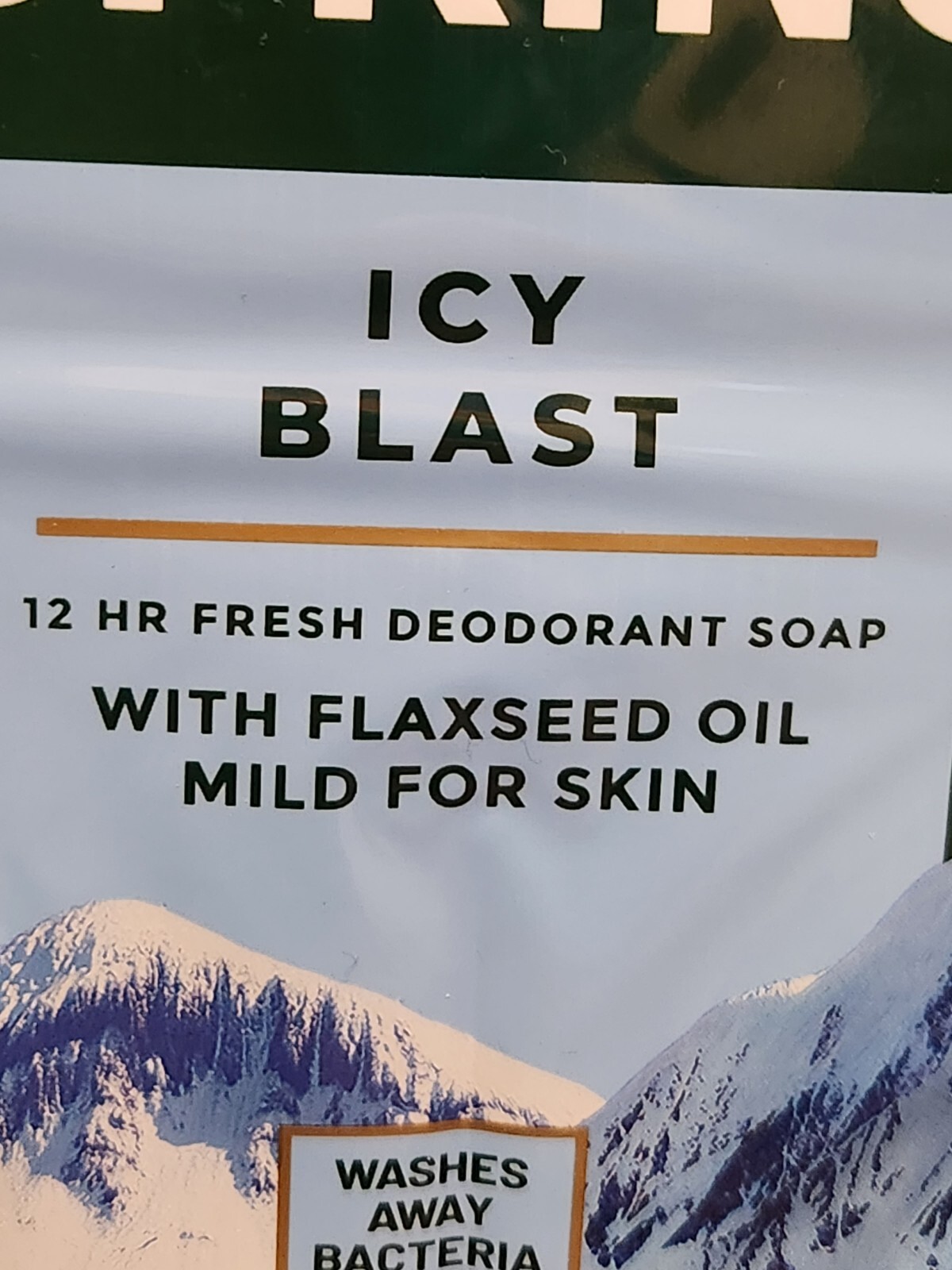 Irish Spring Icy Blast Bar Soap 12hr Protection 3.7 oz 8 Bars Brand New Sealed