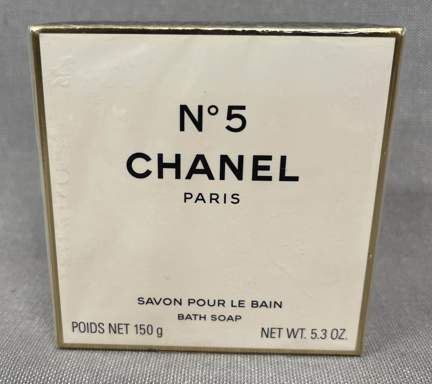 Chanel N° 5 Paris Savon Bath Soap 5.3 Oz 150g New In Box SEALED + Bath Oil Empty