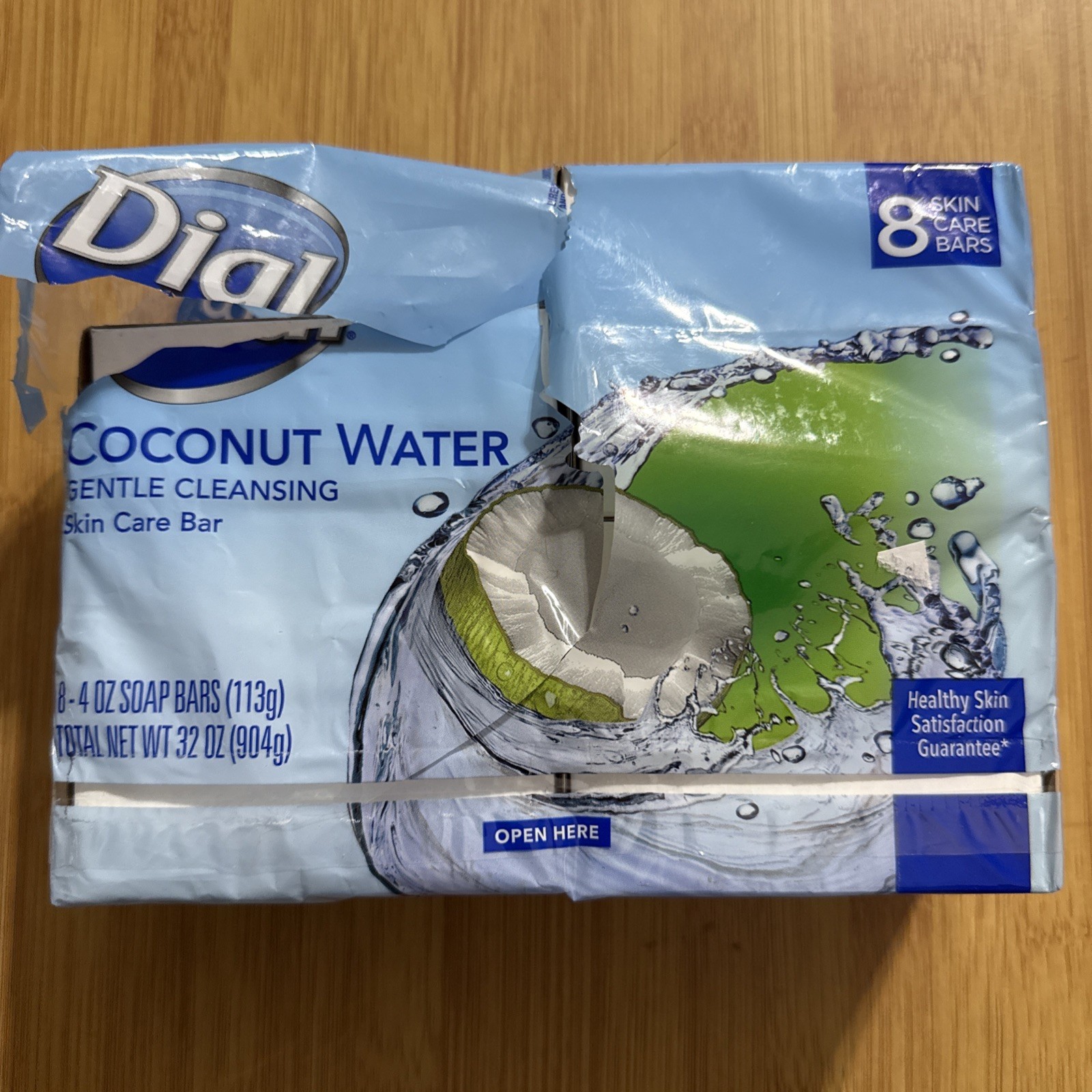 2018 Dial Coconut Water Soap 7 Bars 4 Oz Gentle Cleansing Skin Care Bar (1b)
