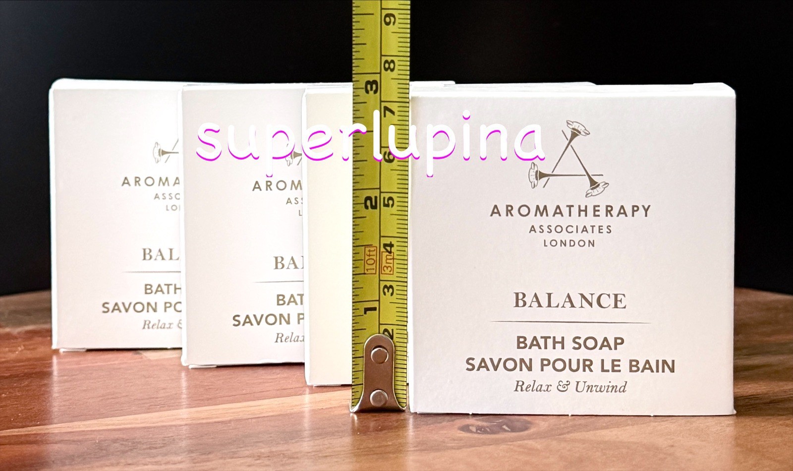 4x Aromatherapy Associates Balance Bath Bar Soap NEW Travel Size 1.7 oz