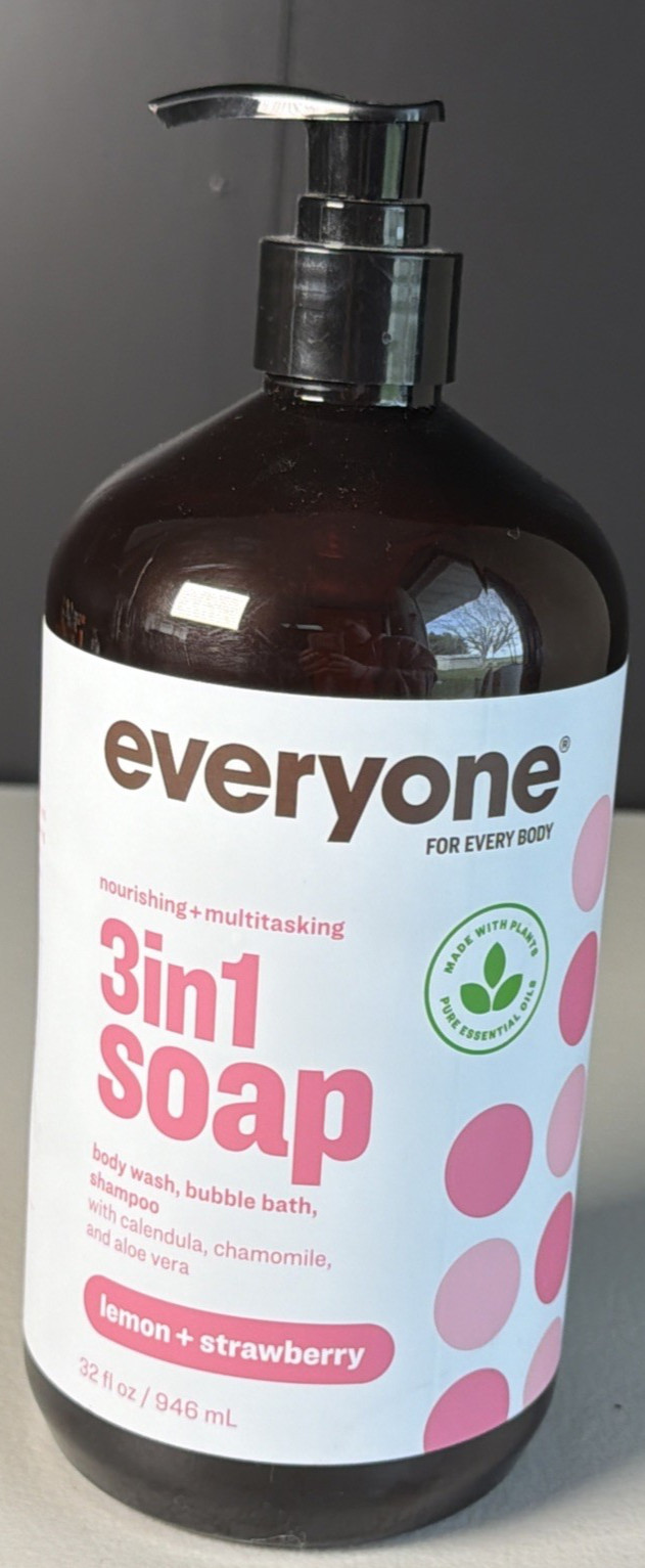 Everyone for Everybody 3 in 1 Lemon + Strawberry , 32 fl oz
