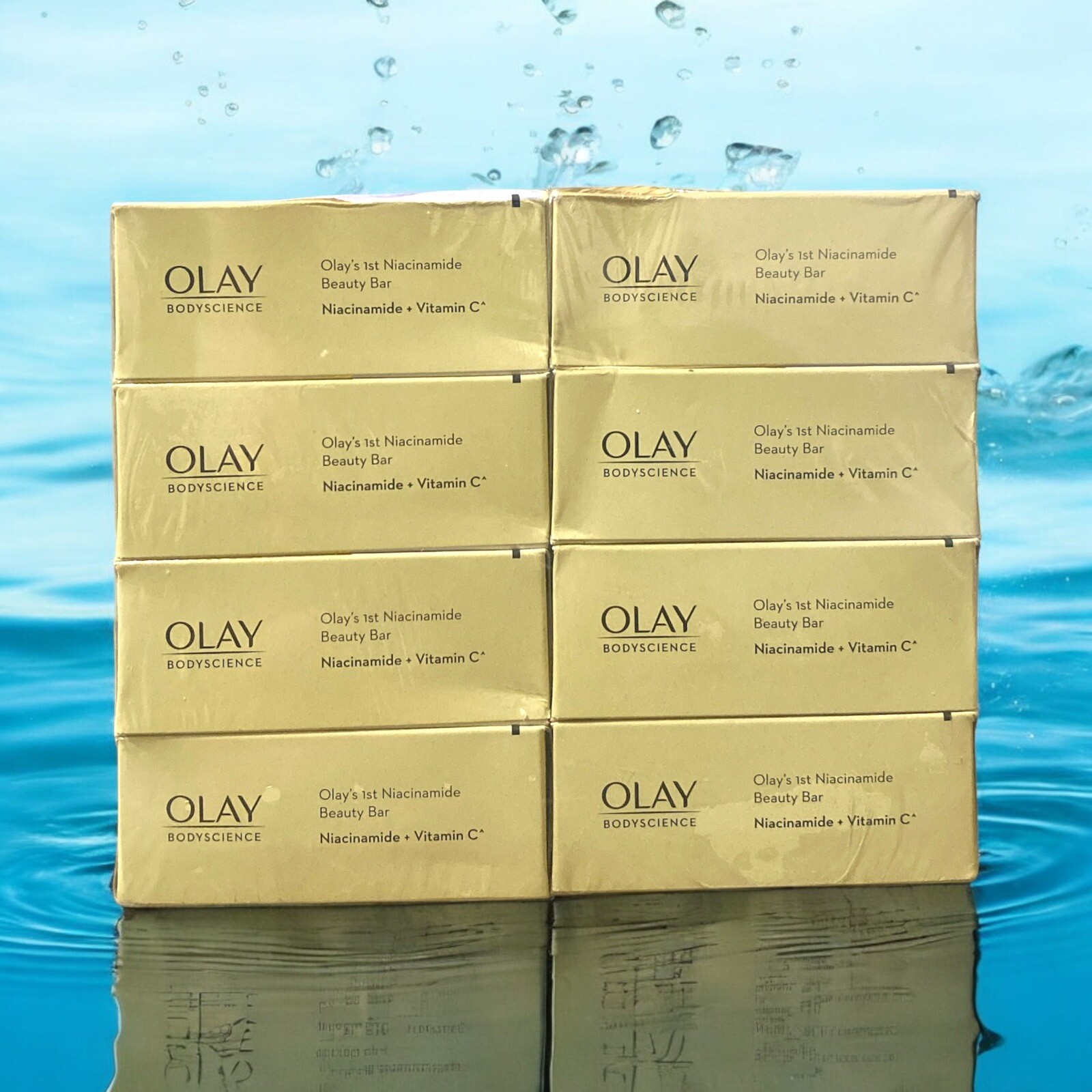 Olay Body Science Soap B3 and Vitamin C Niacinamide Beauty Bar 8 soap bars