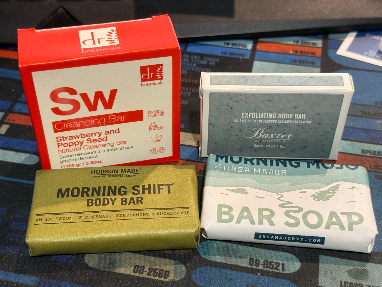BAR SOAP – LOT of 4 – HIGH END – ALL NEW – SW/BAXTER/URSA MAJOR/HUDSON MADE