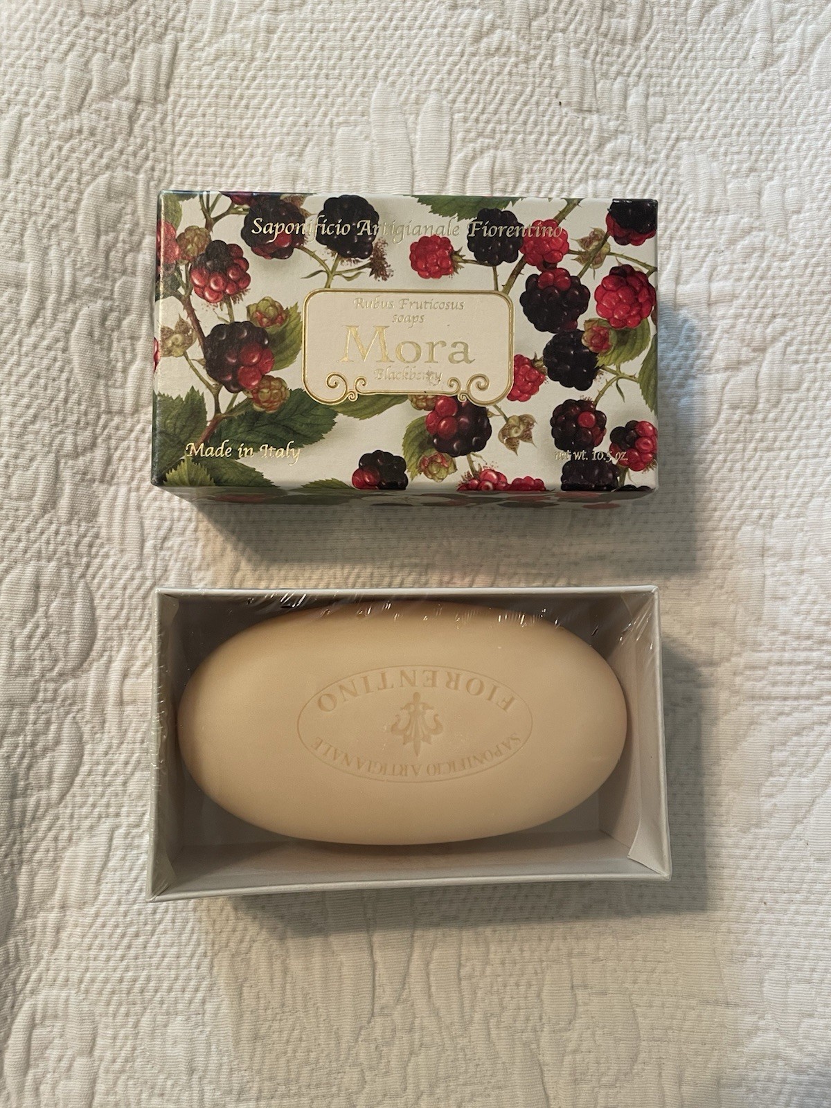 Saponificio Artigianale Fiorentino BlackBerry ScentSoap Tuscany Italy 10.5 Oz