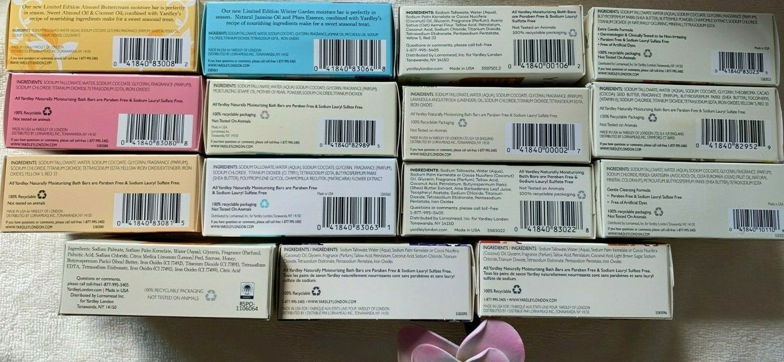 YARDLEY LONDON Moisturizing Bath Bar***chOOsE yOUr scEnt(s)***FULL SIZES~~~NEW