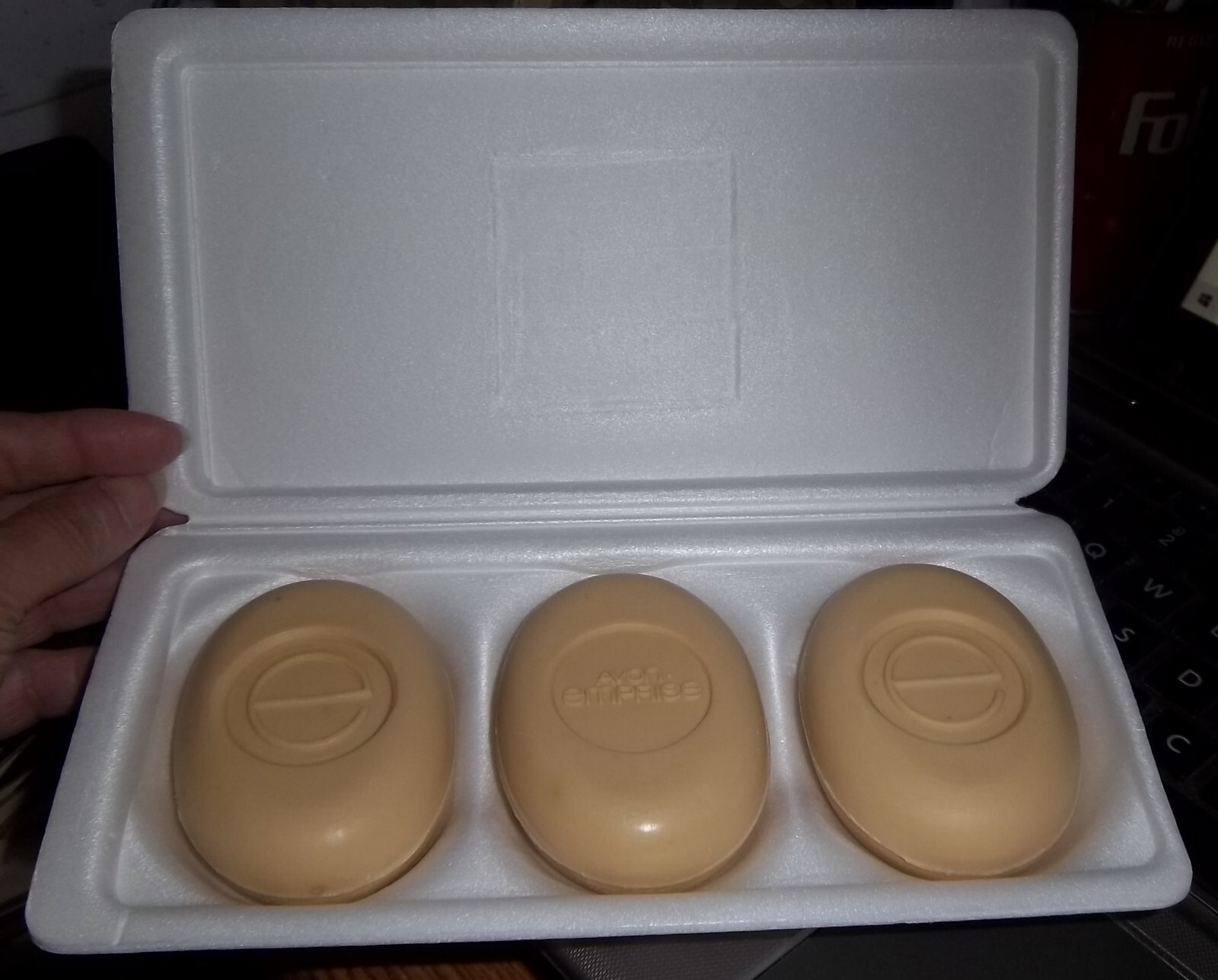 Avon Set of 3 Emprise Soap Bars Perfumed Soaps (3 oz ea) 2 boxes (Total 6 soap)