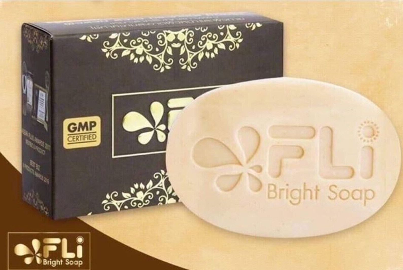 6x FLI Thai Herbal Soap 100% Legendary Body & Face Freckles ฺฺฺBrightening Skin