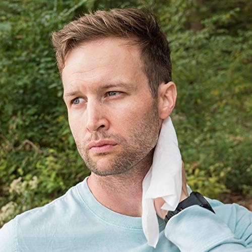 Biodegradable Wipes Men Or Women Shower Wet Wipes Face Body & Butt Outdoors Trav
