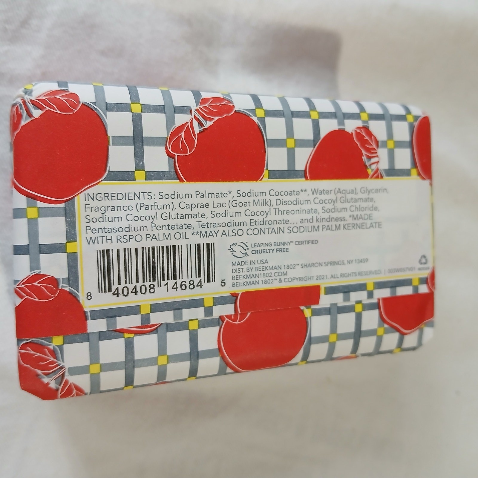 Beekman 1802 HEIRLOOM APPLE 9 oz goat milk soap made in the USA NEW