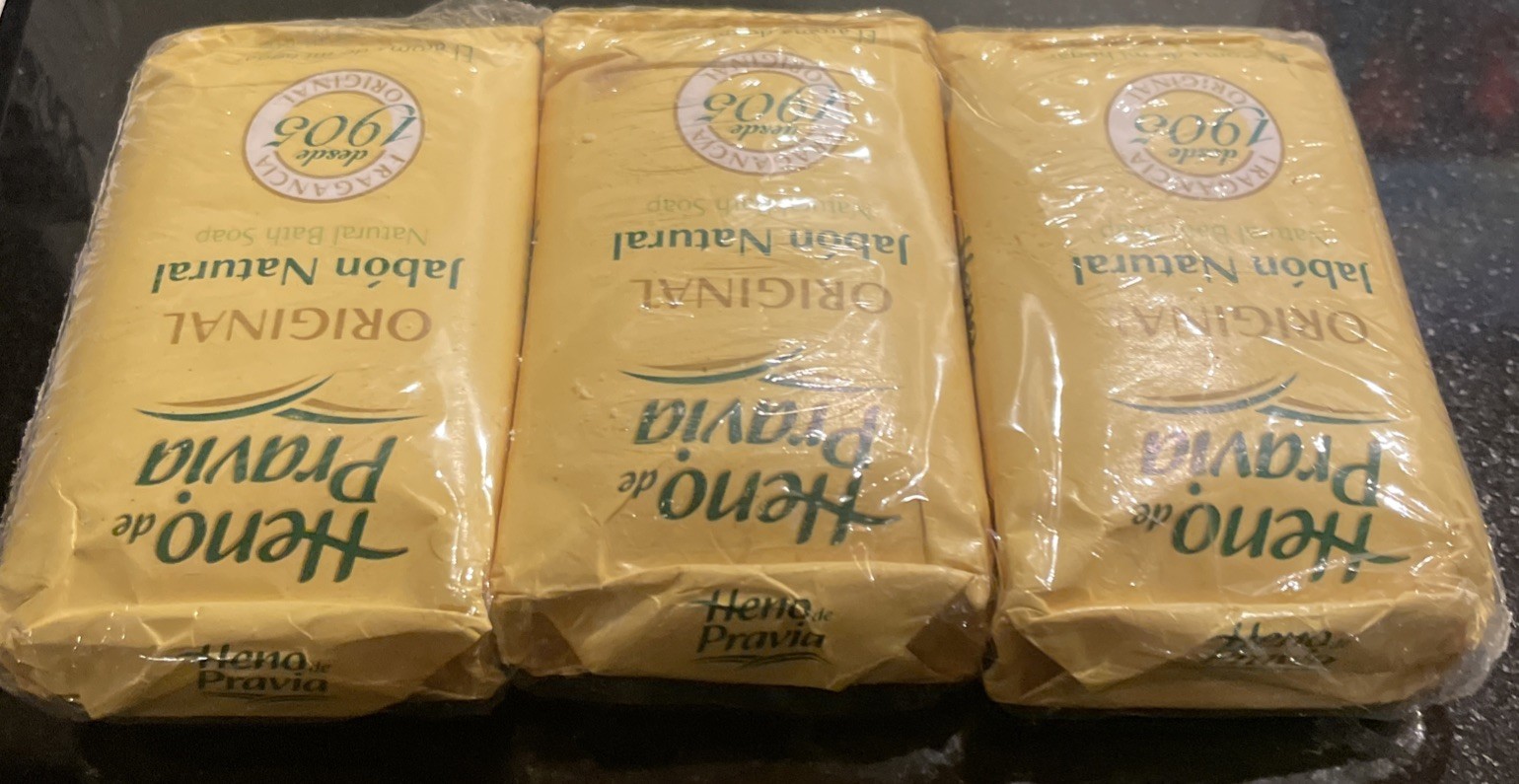 Heno de Pravia Natural Original Bath Soap 4 oz (3 Soaps Total)