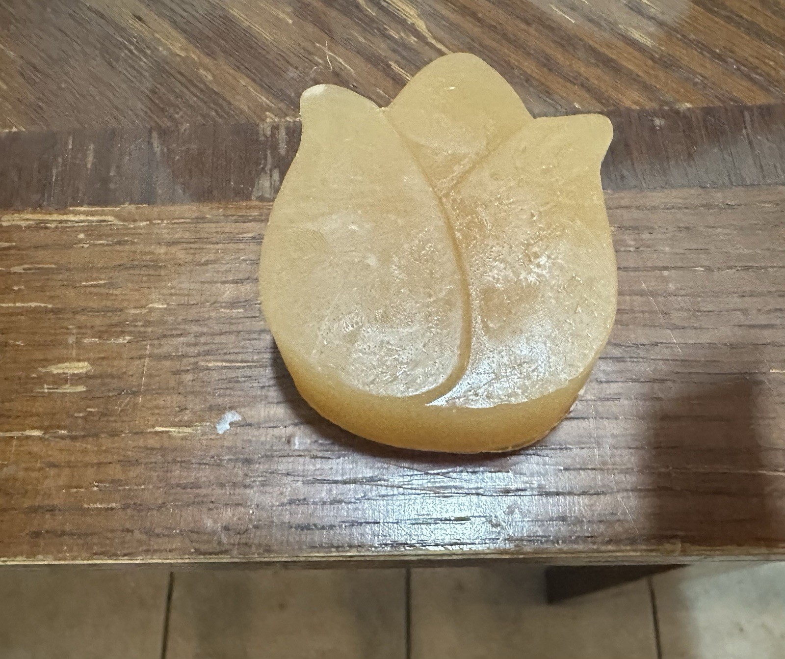 Handmade Floral Flower & Tulip Yellow Body Bar Soap shea butter unscented