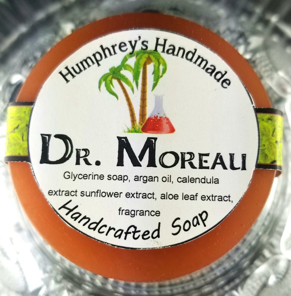 DR MOREAU Lime Coconut Soap Shave Shampoo Bar Unisex Glycerin Stocking Stuffer