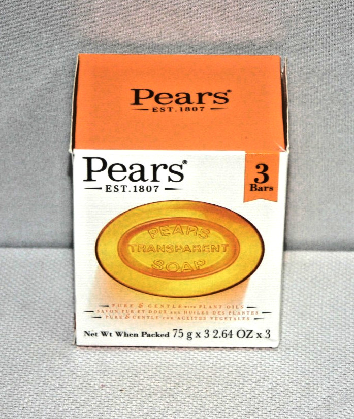 Pears Original Glycerin Soap Bar Gentle Glow 98% Pure Glycerin Soap (75gms x 12)