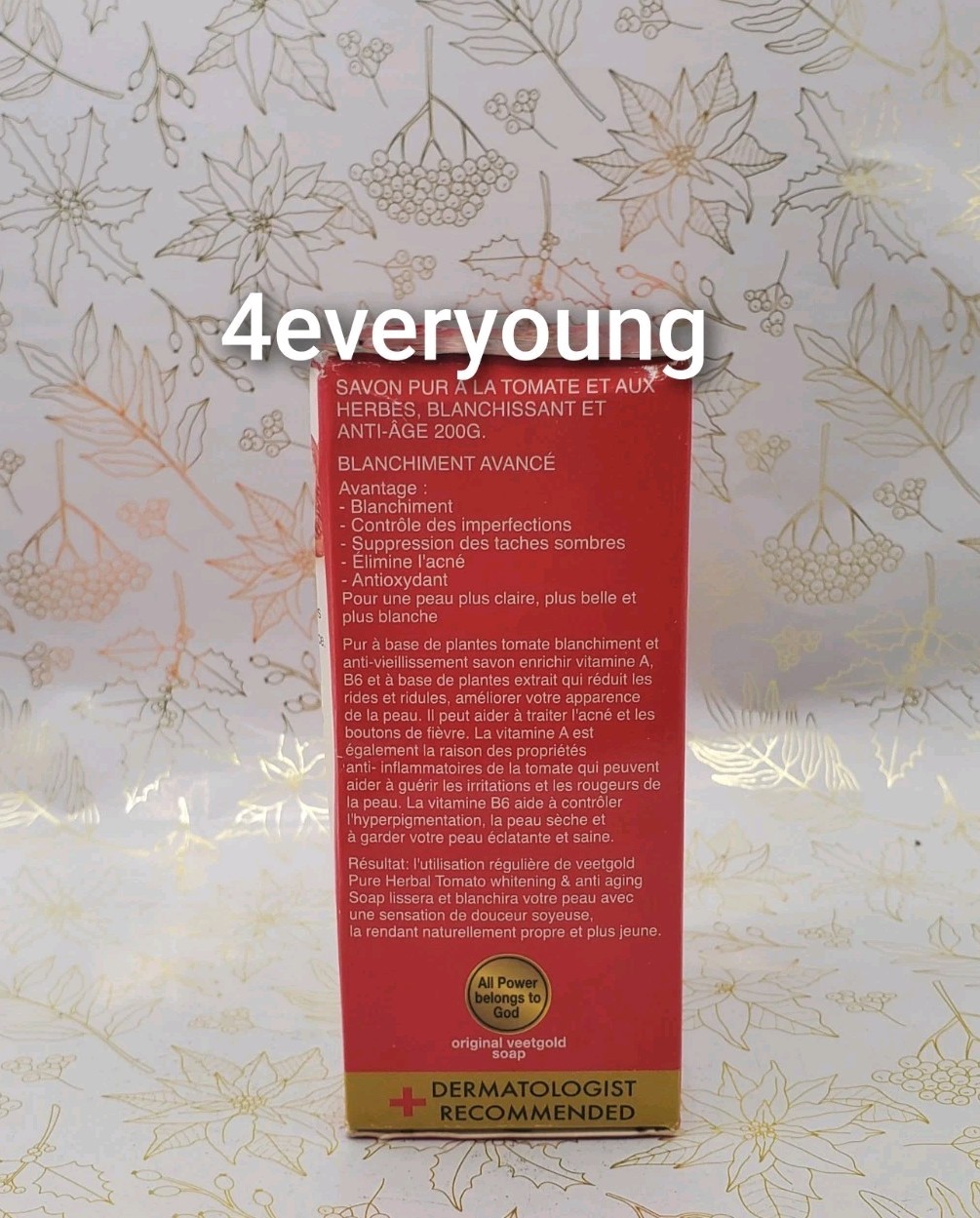 Veet Gold Tomato anti aging Soap 200g