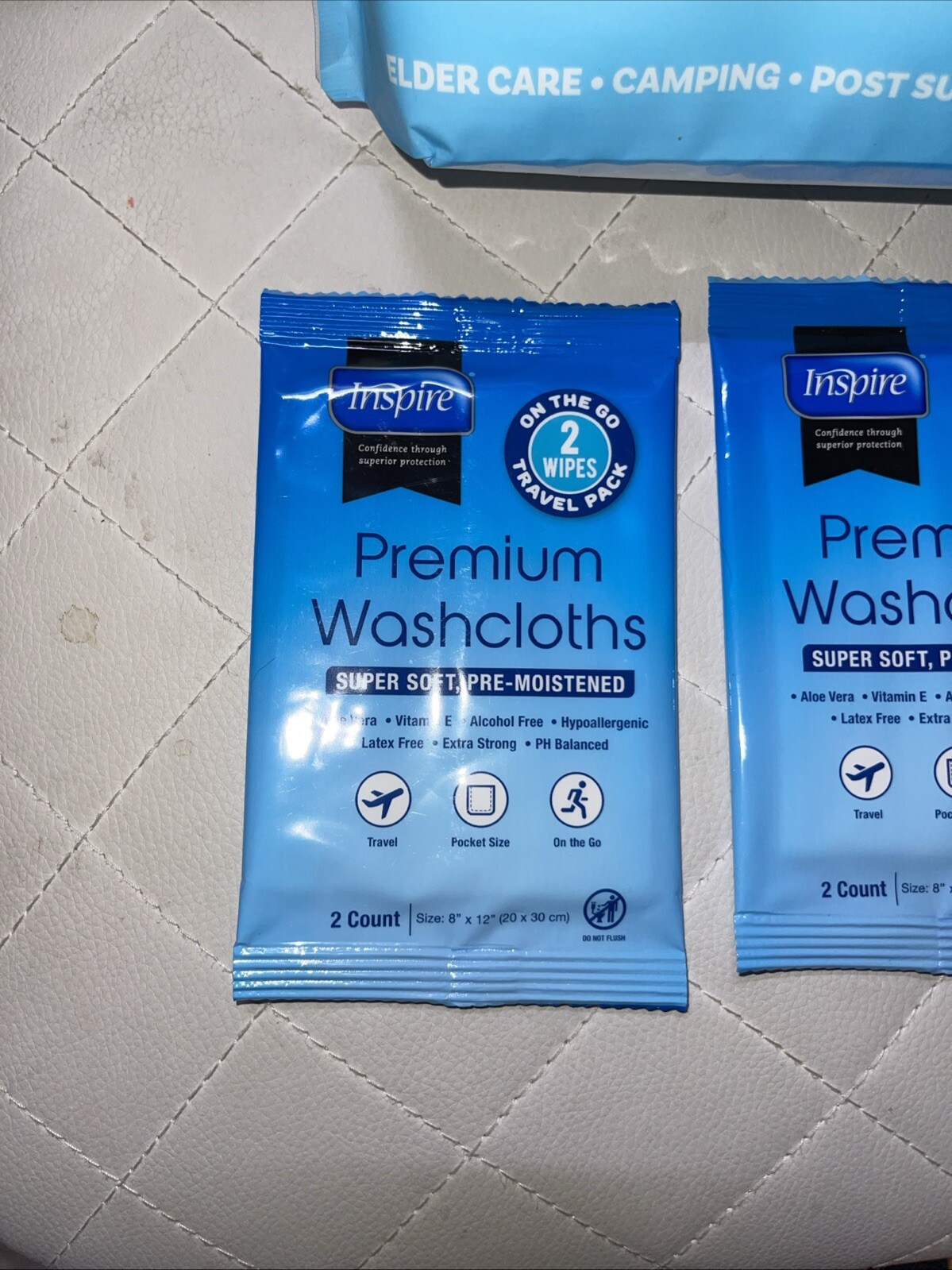 Scrubzz Disposable No Rinse Bathing Wipes 25 Pack All-In-1 Single Use Shower