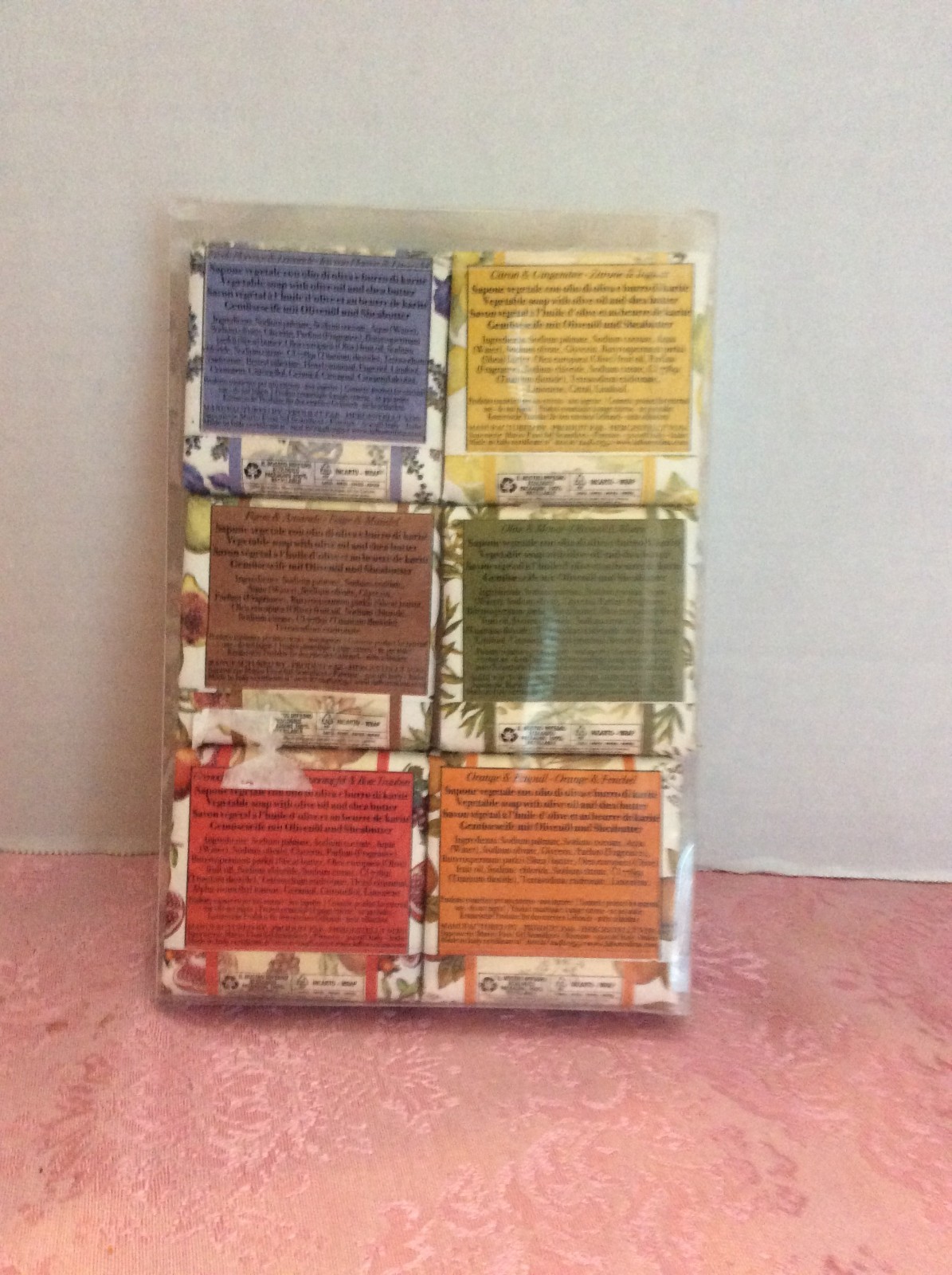 La Florentina Italian Soap Collection Gift Set Of 6 Assorted Scents 3.7oz