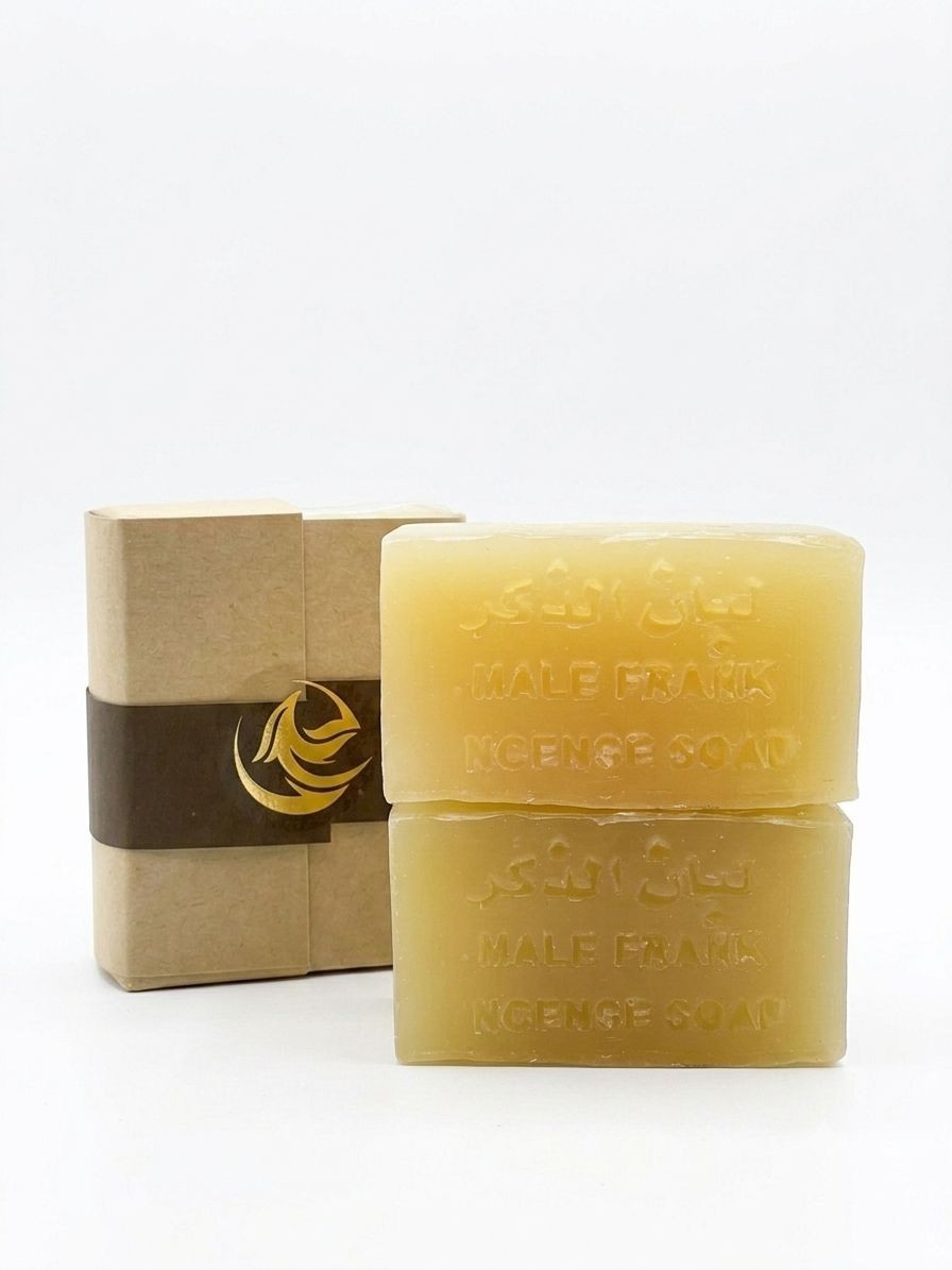 Natural Handmade Soap Set: Melissa, Frankincense & Oatmeal Arabic Soap Bundle